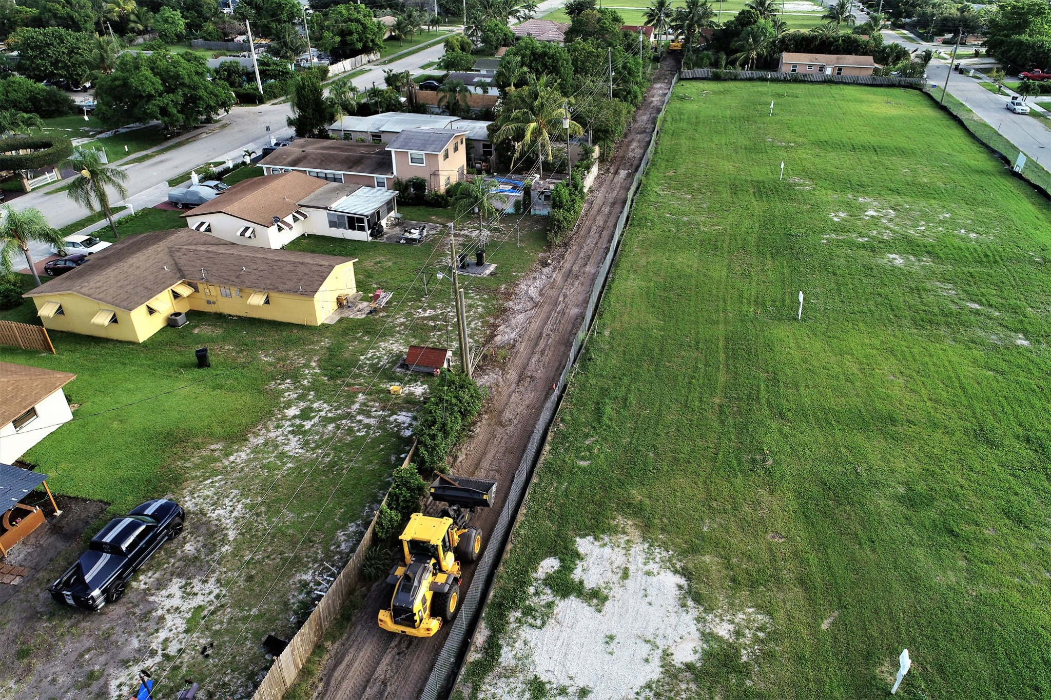 Aerial image of SW Neighborhood improvements in Delray Beach