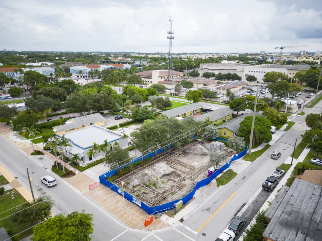 Photo of construction in progress at 95 SW 5th Avenue